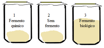 Experimento sobre fermentação no preparo de pão