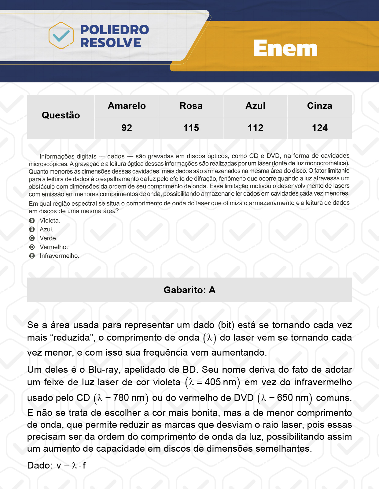 Quest O Prova Amarela Enem Brasil Escola