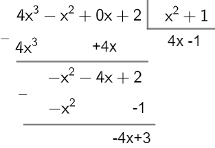 DIVISÃO ENTRE POLINÔMIOS \Prof. Gis/ 