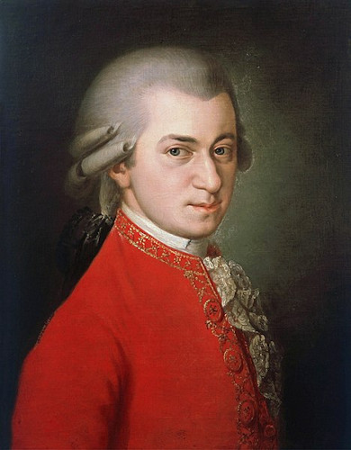 Mozart é um exemplo de cultura erudita no ramo da música.