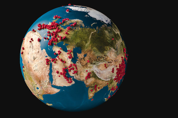Trata-se de uma pandemia quando uma doença ocorre simultaneamente em vários países.