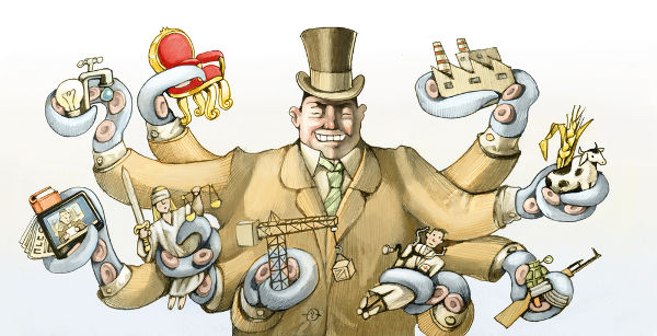 Uma das maiores críticas ao capitalismo diz sobre o fato de que um número muito pequeno de pessoas detém grande parte da riqueza do mundo.