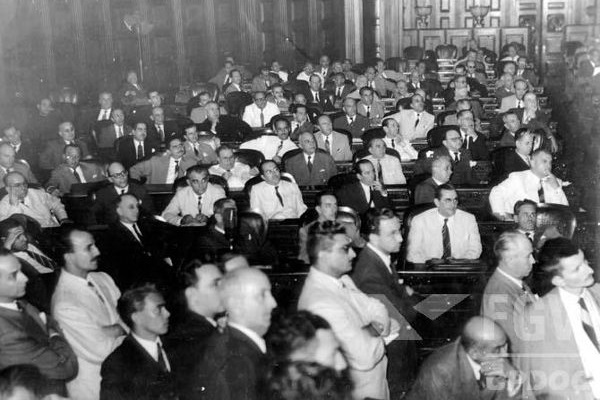 Assembleia Constituinte em 1945.