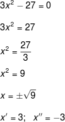 EQUAÇÃO DO 2º GRAU, COMPLETA