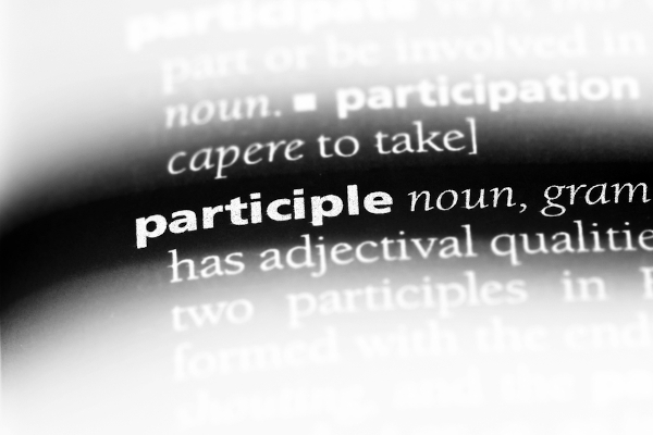O past participle é uma forma verbal.