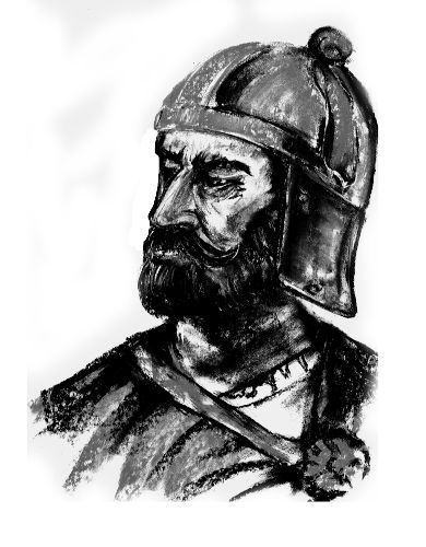 O rei Odoacro liderou os hérulos, que invadiram Roma em 476 d.C. e destituíram o último imperador romano.