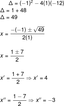 Microsoft word exercicio matemática com gabarito equações do 2º grau