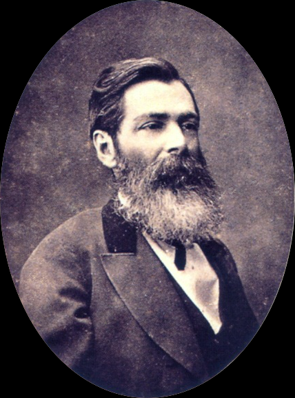 O escritor José de Alencar, provavelmente em 1870.
