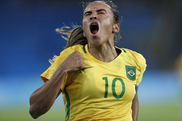 Marta foi eleita pela Fifa, por seis vezes, a melhor jogadora de futebol do mundo. 