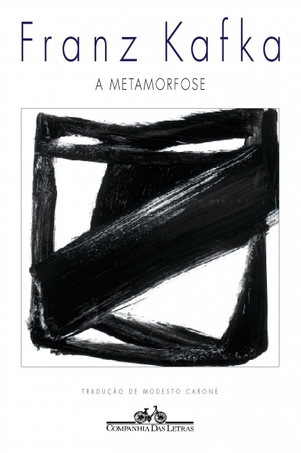 Capa do livro A metamorfose, de Franz Kafka, publicado pela editora Companhia das Letras. 