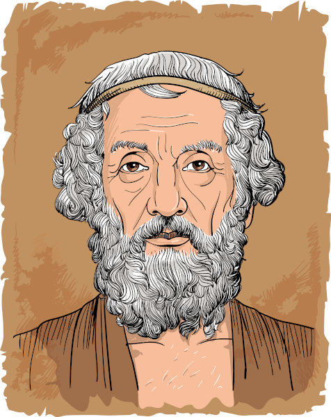 Homero (928 a.C.-898 a.C.) é considerado o autor das duas mais importantes epopeias do Ocidente. 