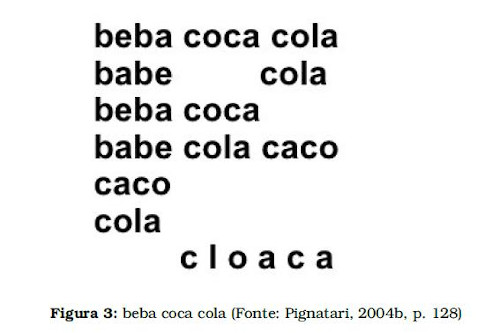 Poema de Décio Pignatari, do livro Poesia pois é poesia (1986). 