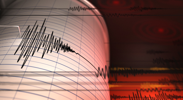 Sismógrafo, aparelho capaz de medir abalos sísmicos causados por terremotos.