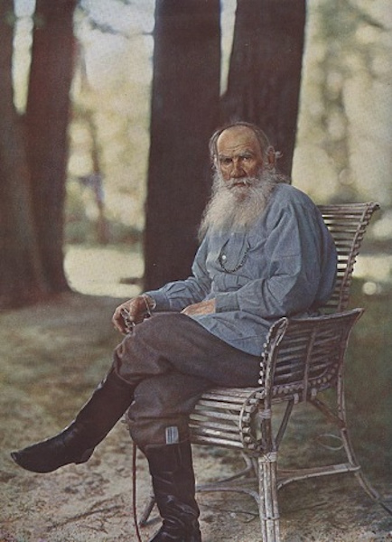 Retrato de Liev Tolstói.