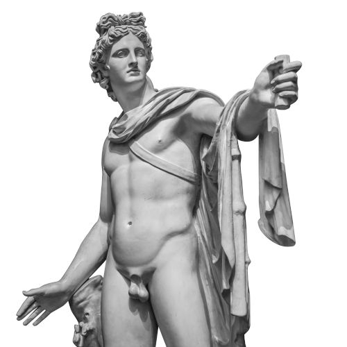Apolo era o deus grego do Sol, da música, das artes, da medicina etc. Era o filho de Zeus e Leto.