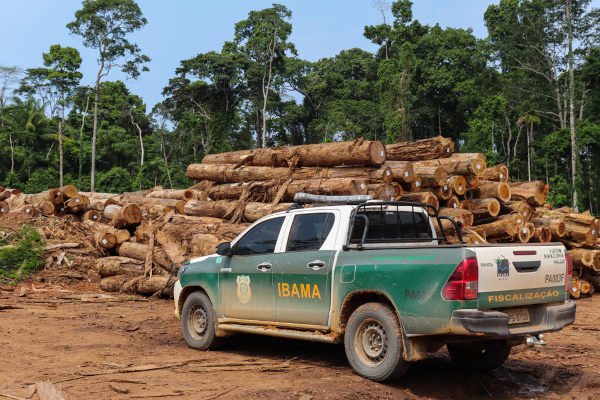 O Ibama pode multar aqueles que realizam ações que prejudicam o meio ambiente, como o desmatamento. [2]