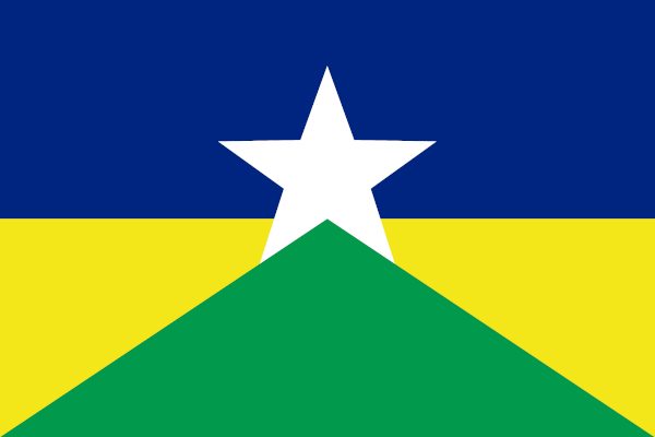 Bandeira do estado de Rondônia.