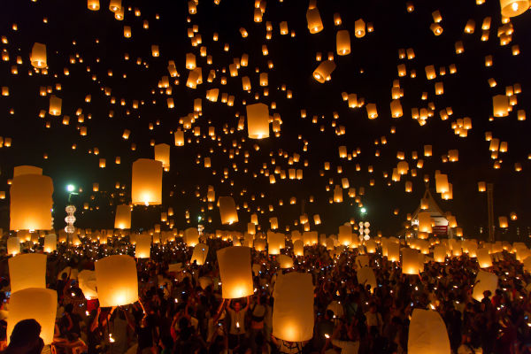 No 15º dia da celebração do Ano-Novo chinês, realiza-se o Festival da Lanterna.