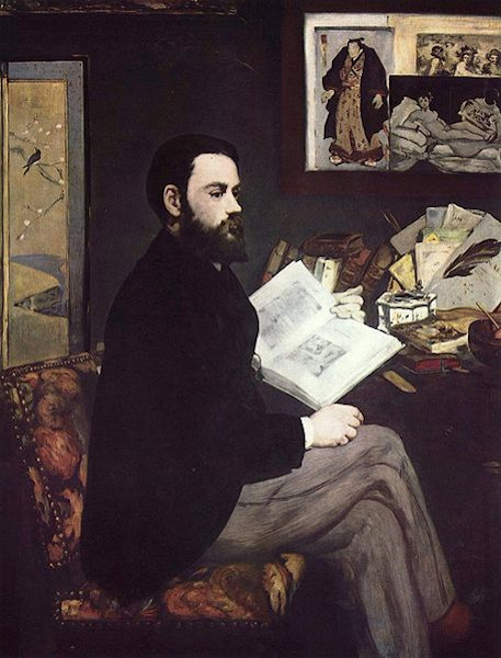 “Retrato de Émile Zola”, obra de Édouard Manet (1832-1883).