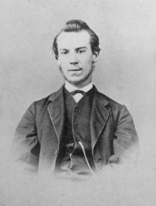 Foto em preto e branco de Alexander Graham Bell