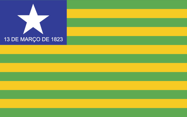 Bandeira do Piauí.