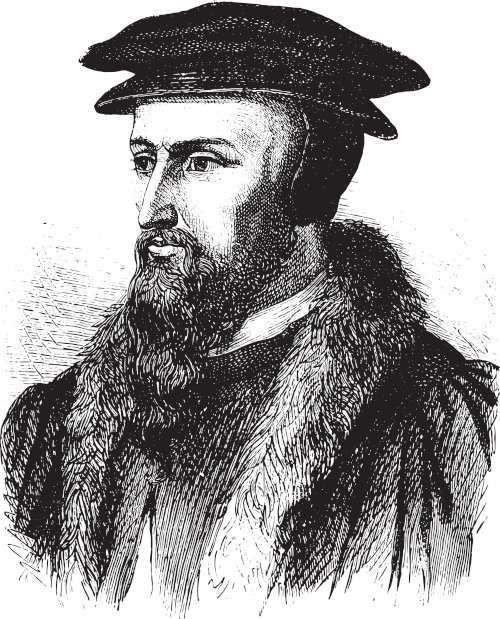João Calvino, idealizador do calvinismo.