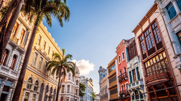 Centro histórico de Recife, Pernambuco. 
