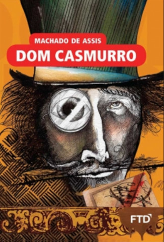 Capa do livro Dom Casmurro, de Machado de Assis, publicado pela editora FTD. [1]