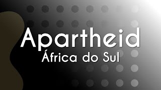 "Apartheid | África do Sul" escrito sobre fundo cinza