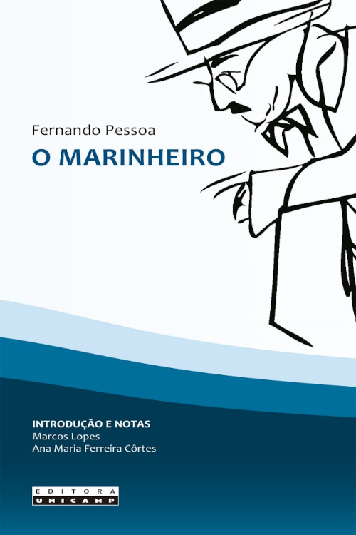 Capa do livro O marinheiro, de Fernando Pessoa, publicado pela editora Unicamp.