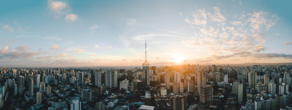 Horizonte da cidade de São Paulo (SP).
