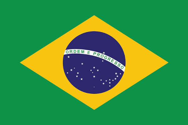 Bandeira do Brasil, um dos símbolos nacionais.