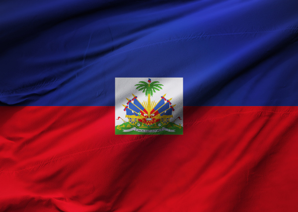 Bandeira do Haiti.