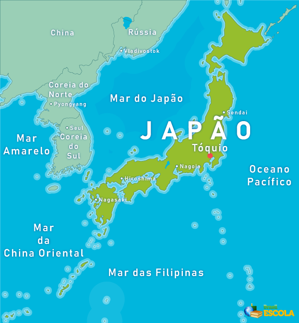 Mapa do Japão