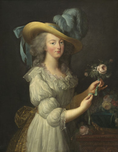 Maria Antonieta, a rainha consorte da França quando a Revolução Francesa eclodiu.