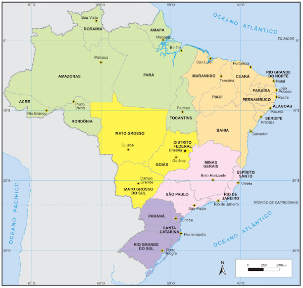 File:Brasil administrative map ES.png - Wikimedia Commons