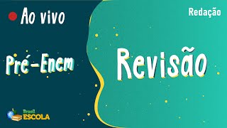 "Pré-Enem | Revisão" escrito sobre fundo verde