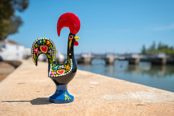 Galo de Barcelos, um dos principais símbolos de Portugal.