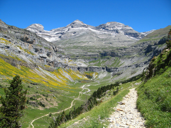Paisagem do Monte Perdido, na França.