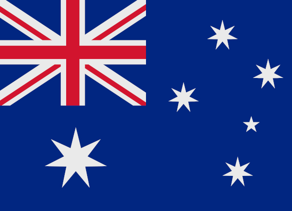 Bandeira da Austrália.