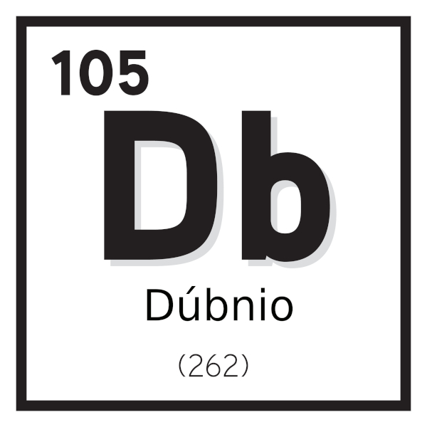 O elemento químico dúbnio, de símbolo Db, é um elemento sintético.