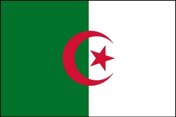 Bandeira da Argélia.