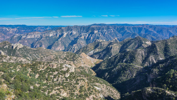 Norte da Sierra Madre Ocidental, no México.