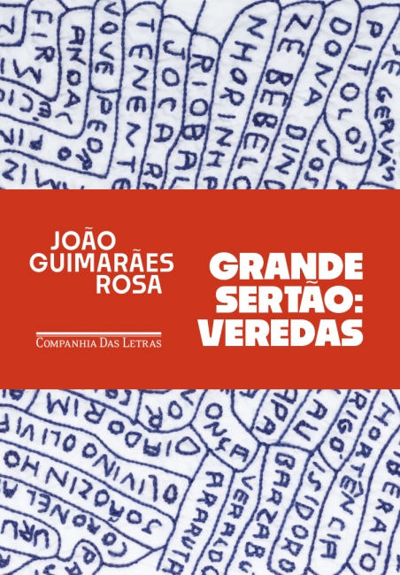 Capa do livro “Grande sertão: veredas”, de Guimarães Rosa, publicado pela editora Companhia das Letras. [1]