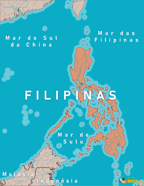 Mapa das Filipinas