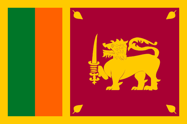 Bandeira do Sri Lanka.