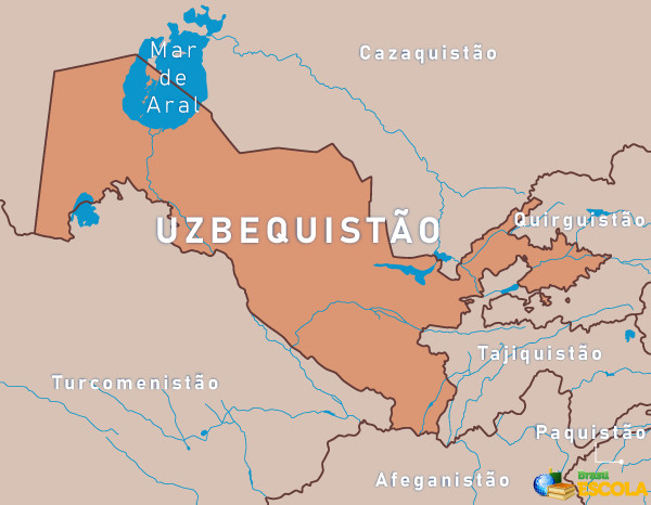 Uzbequistão: dados, mapa, bandeira, economia - Brasil Escola