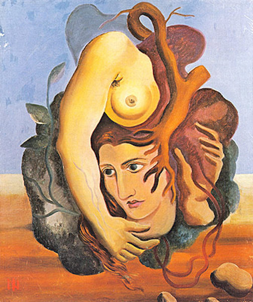 “Composição surrealista”, obra do pintor modernista Ismael Nery (1900-1934).