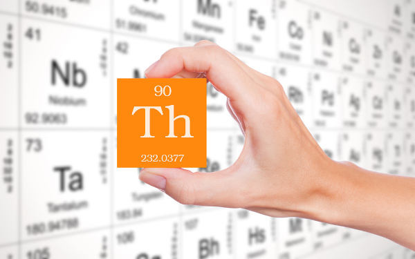Símbolo do elemento químico tório