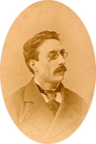 Retrato de Eça de Queiroz, aproximadamente em 1868.